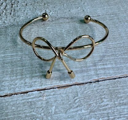 Tied in Gold Cuff
