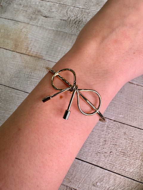 Tied in Gold Cuff