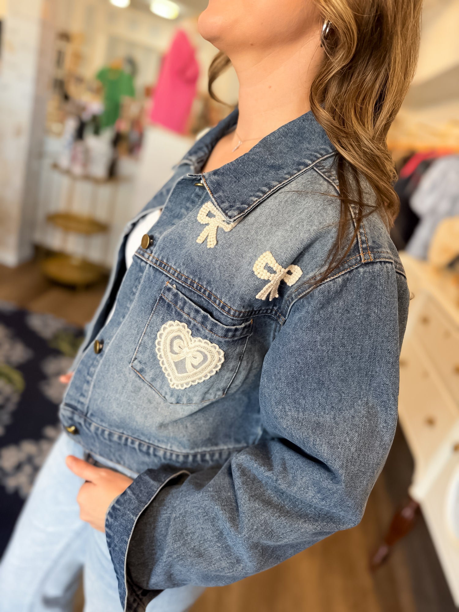 Sweetheart Stitched Jacket