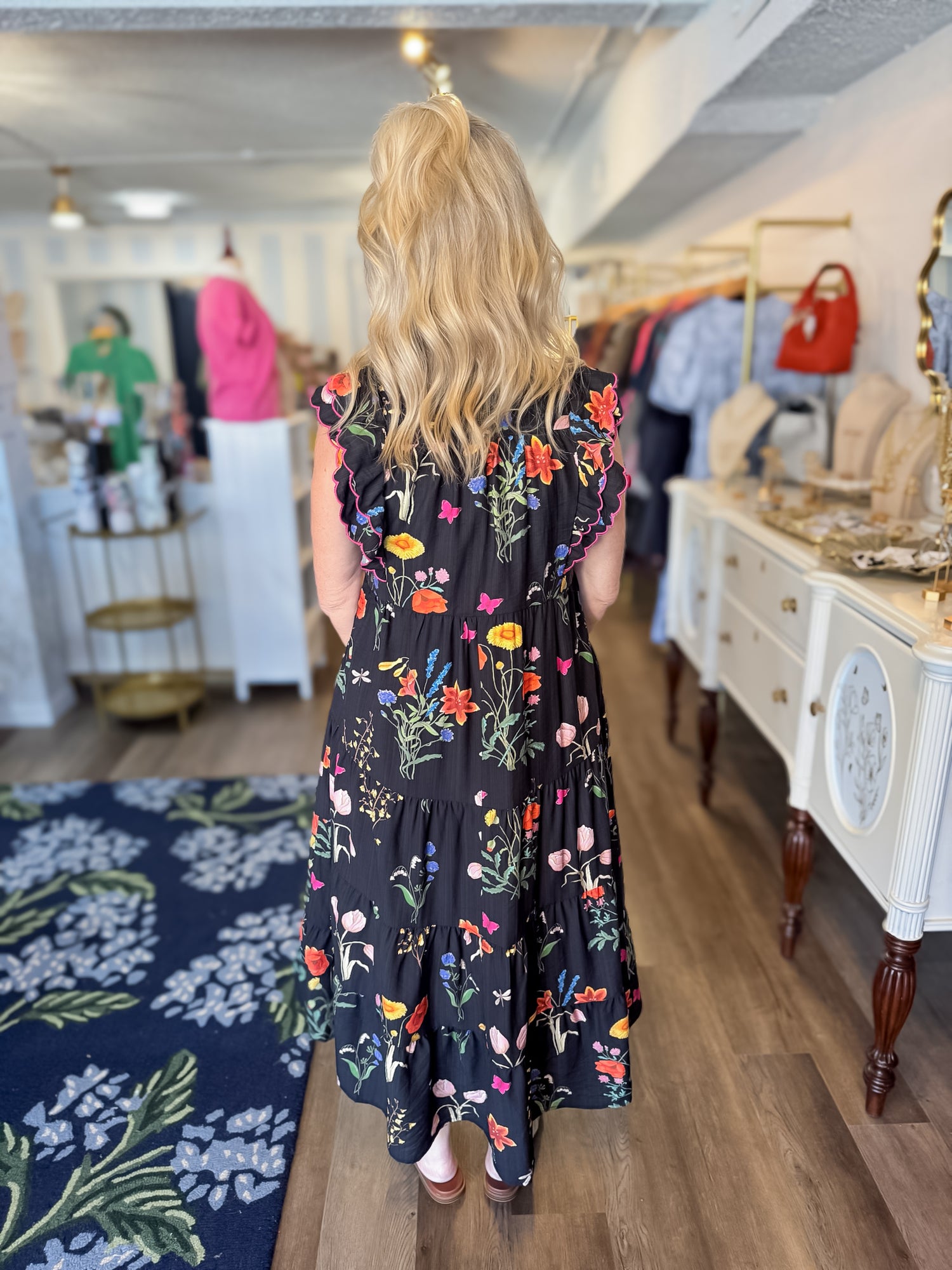 Scalloped Bloom Dress