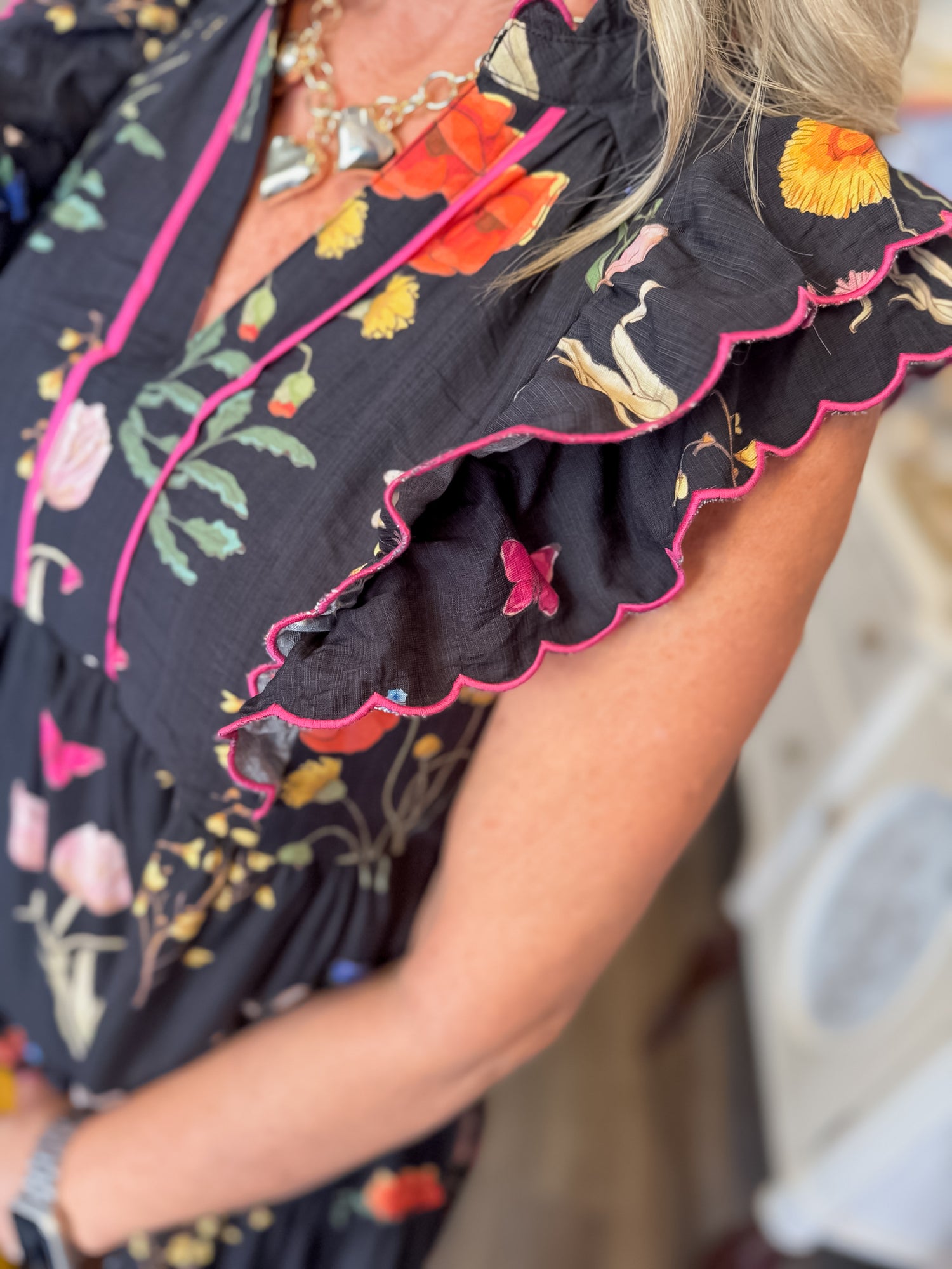 Scalloped Bloom Dress