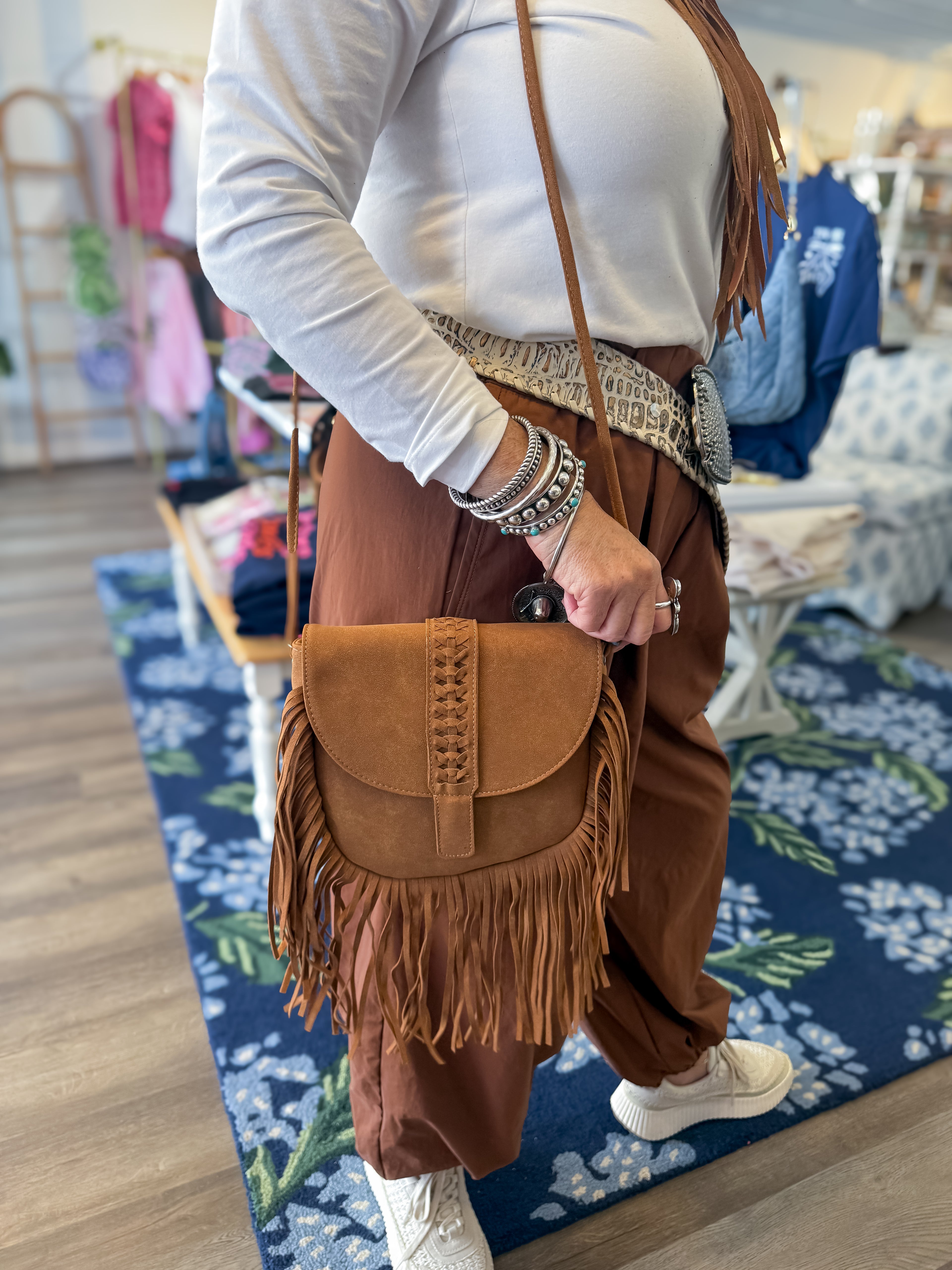 Wanderlust Fringe Crossbody Threads of Grace