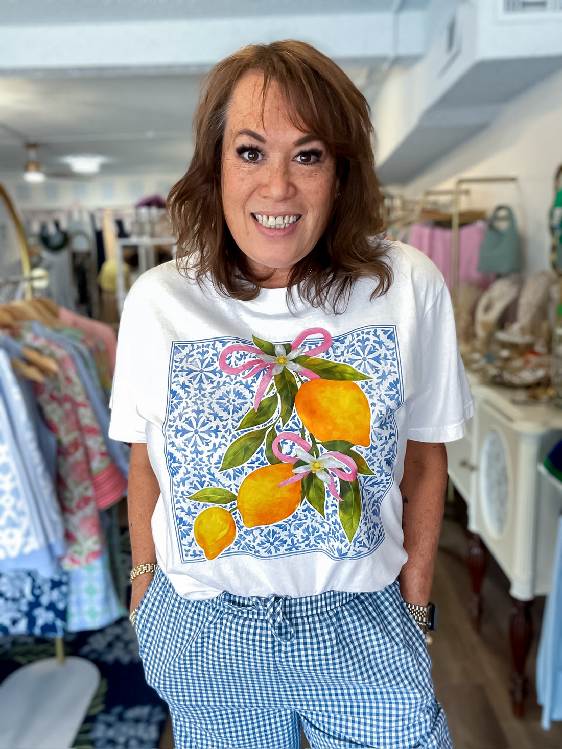 Sweet Citrus Garden Tee Melinda