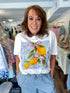Sweet Citrus Garden Tee Melinda