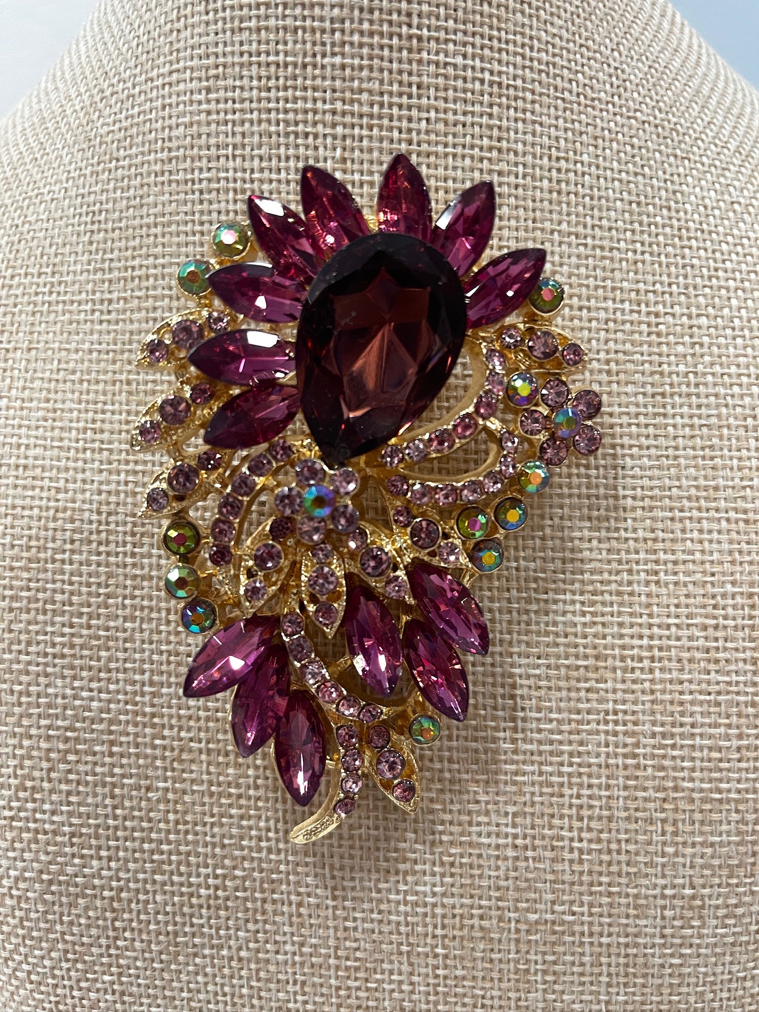 Vintage Berry Bombshell Brooch Terry K