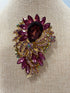 Vintage Berry Bombshell Brooch Terry K