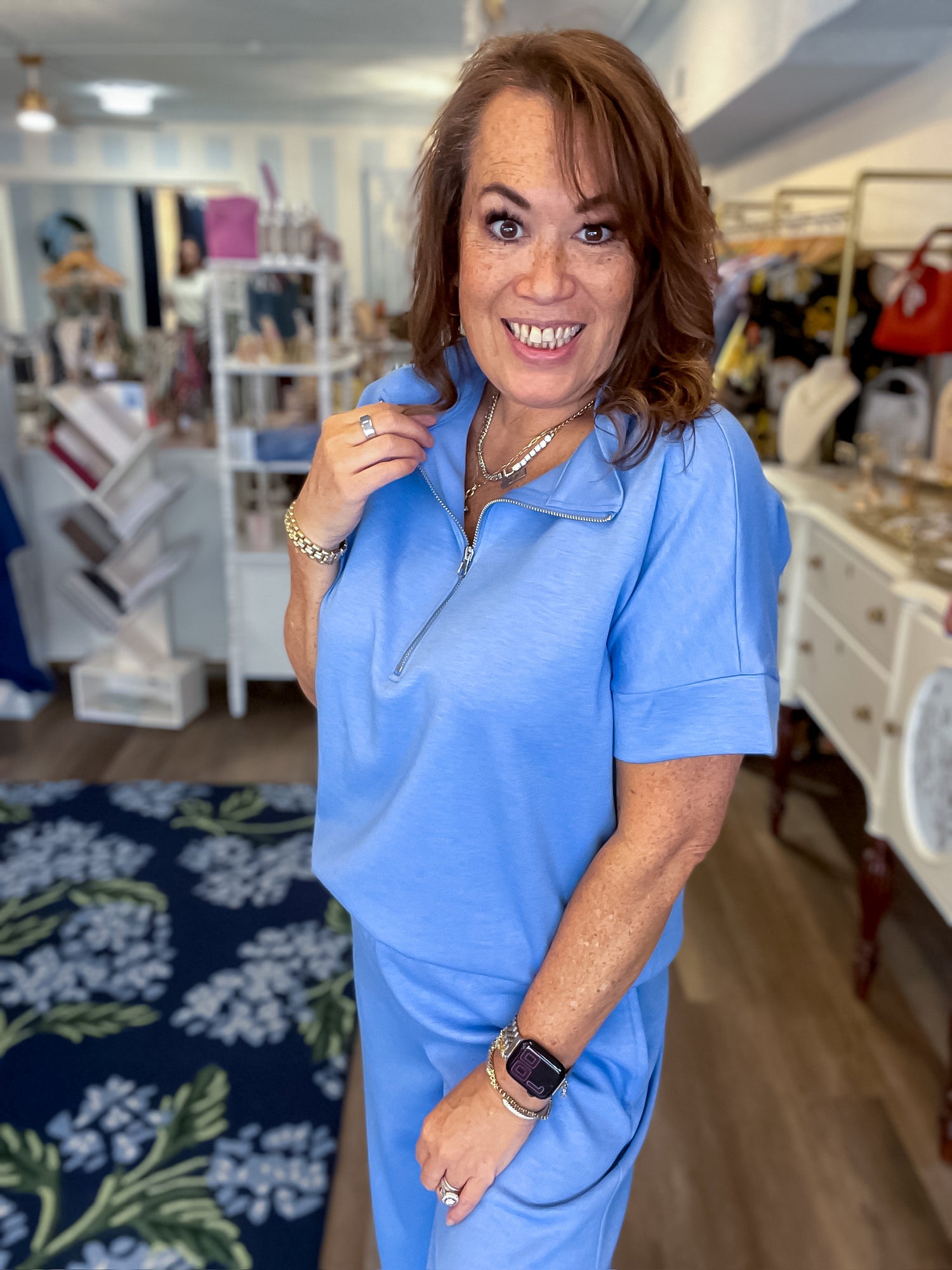 Zip &amp; Go Scuba Set- Blue Threads of Grace