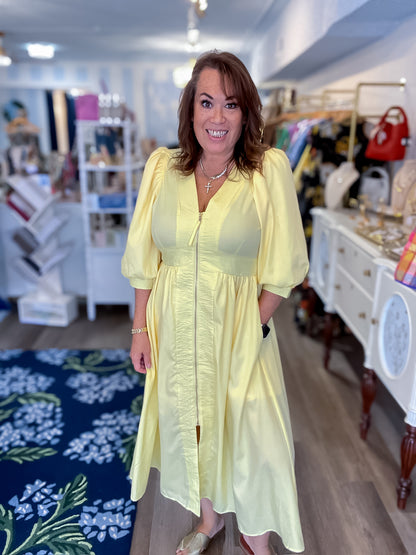 Yellow Muse Dress Entro