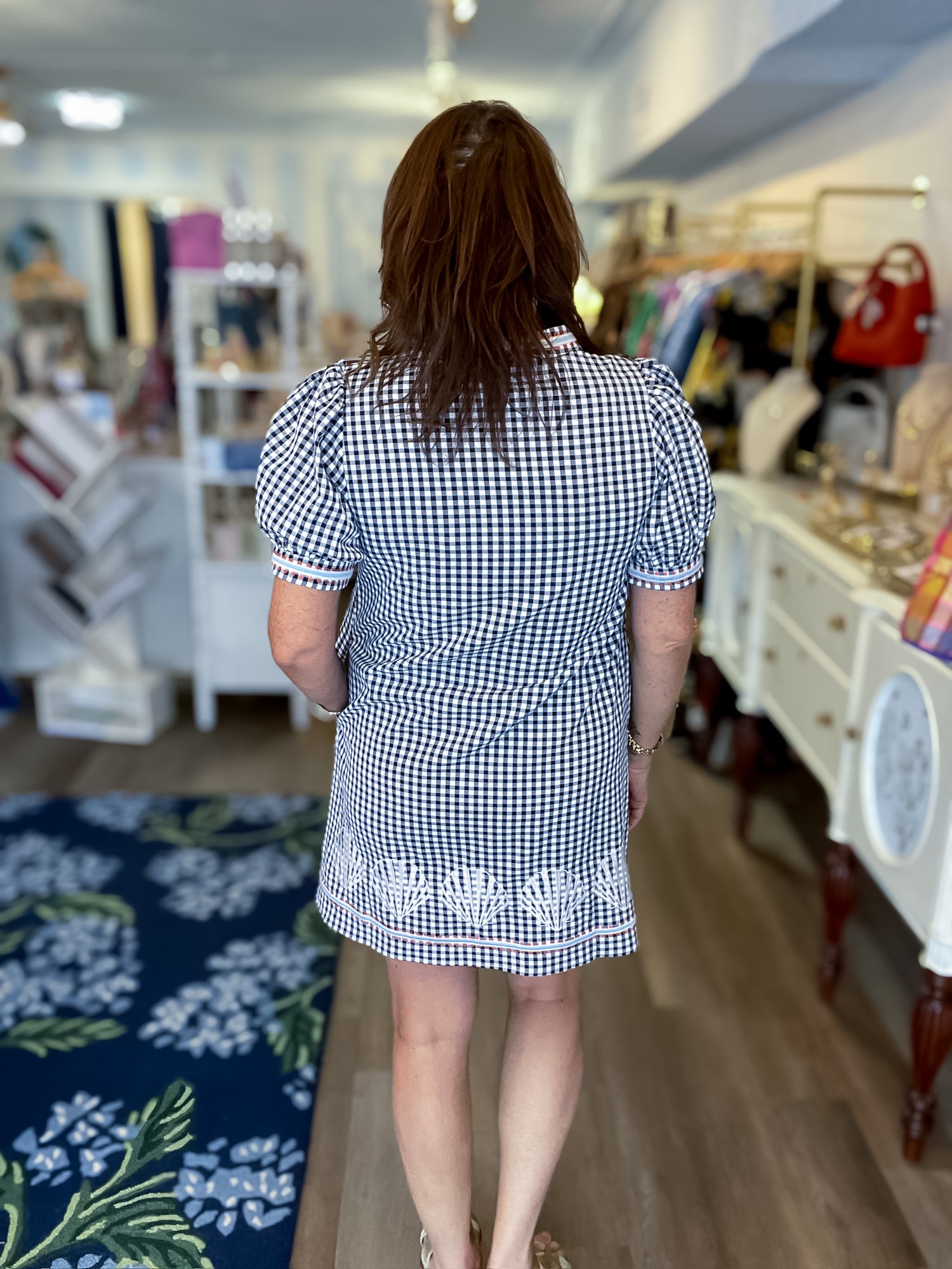 Harper Gingham Dress Threads of Grace