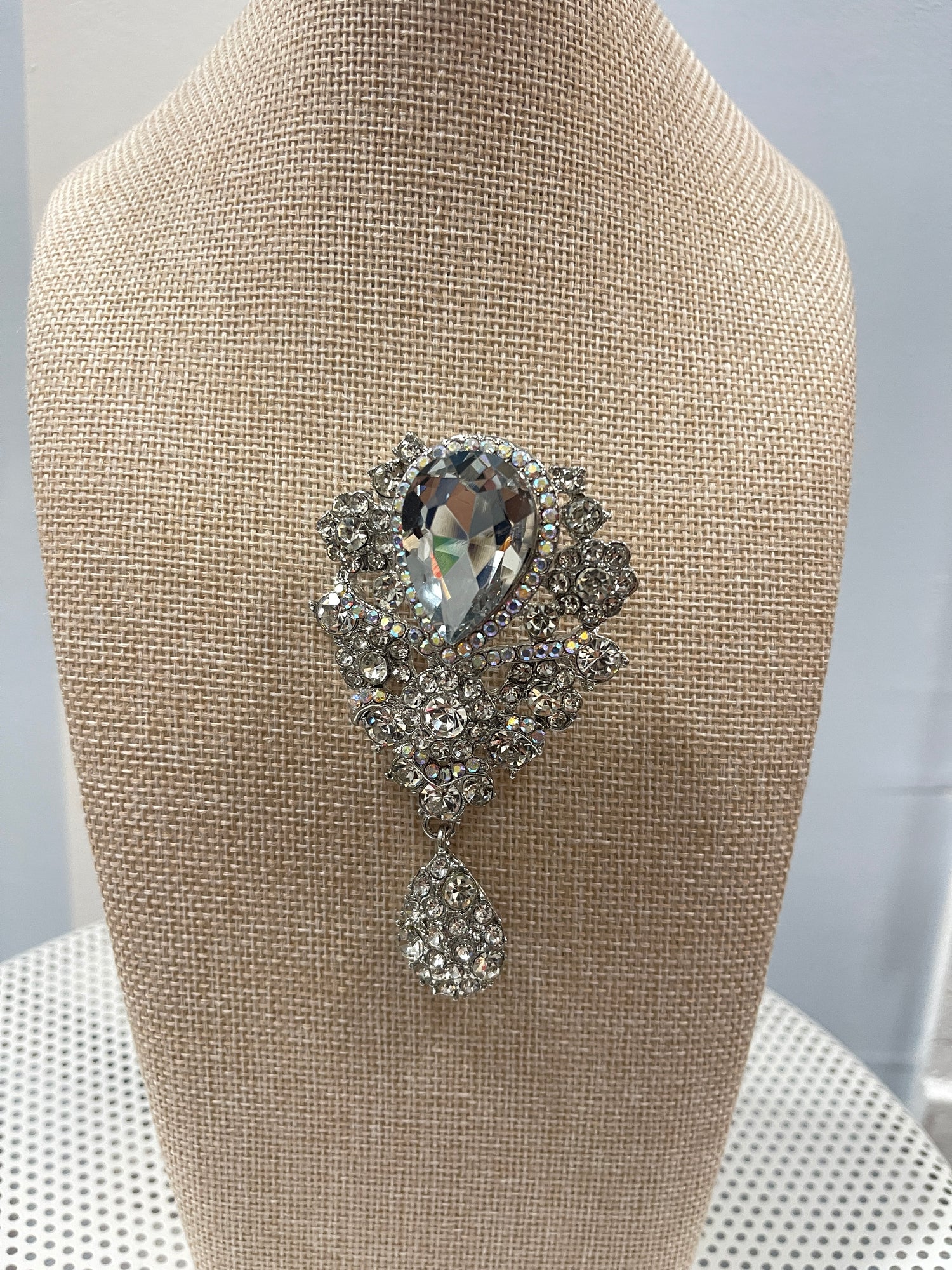 Vintage Crystal Royale Brooch Terry K