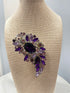 Vintage Plum Royale Brooch Terry K