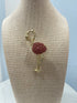 Vintage Blush Flamingo Brooch Terry K
