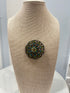 Vintage Olive Bloom Brooch Terry K