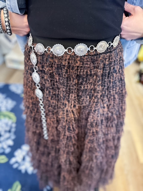 Sundance Concho Belt Threads of Grace