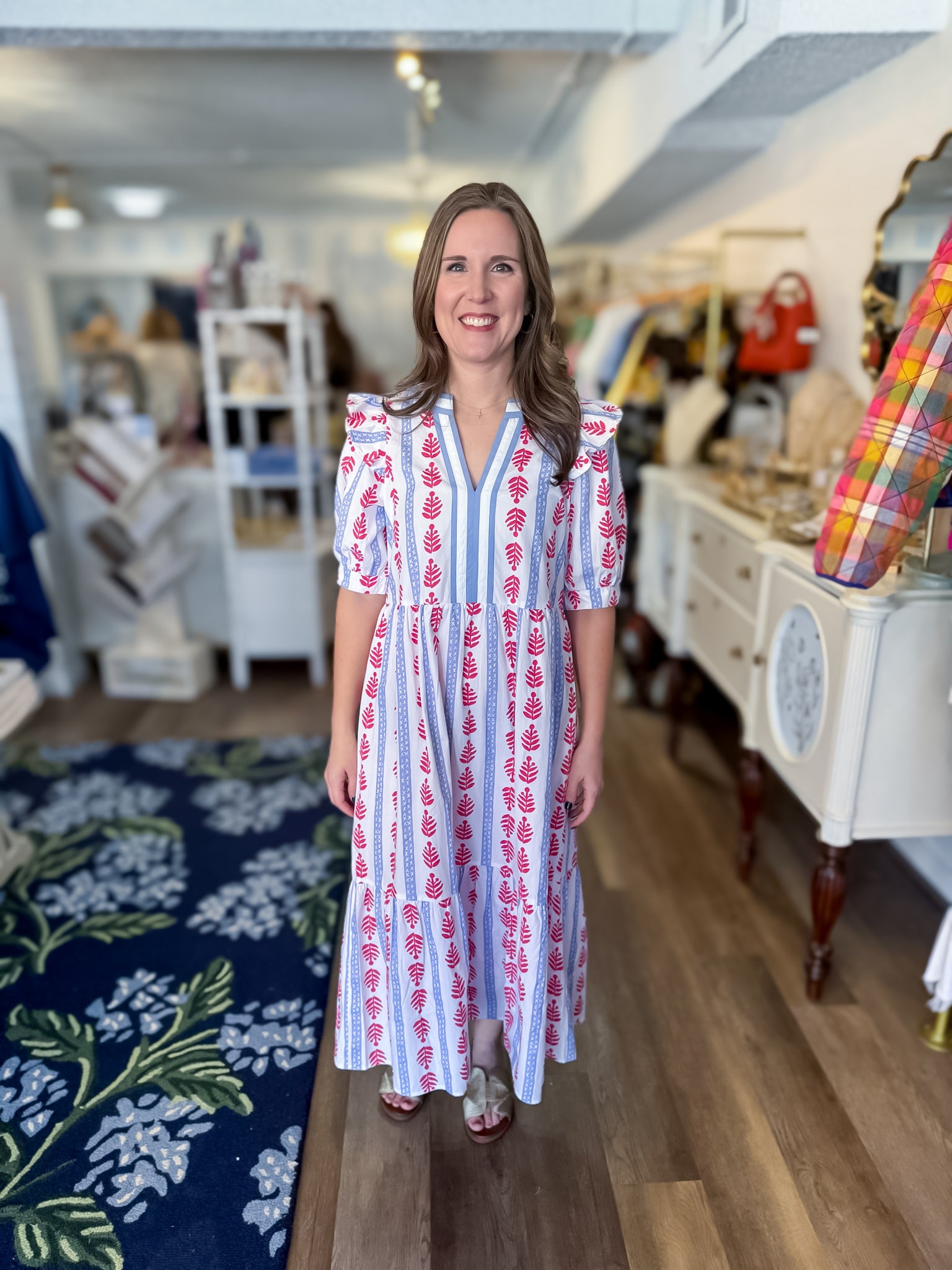 Jonah Midi Dress Mudpie