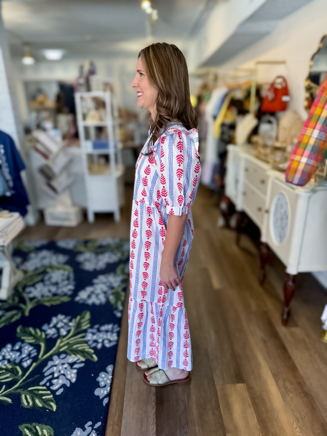 Jonah Midi Dress Mudpie