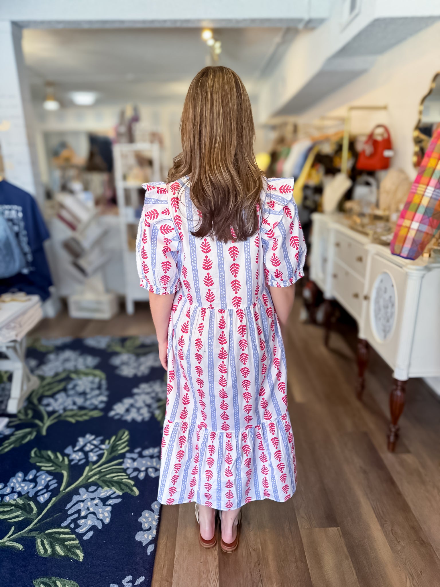 Jonah Midi Dress Mudpie