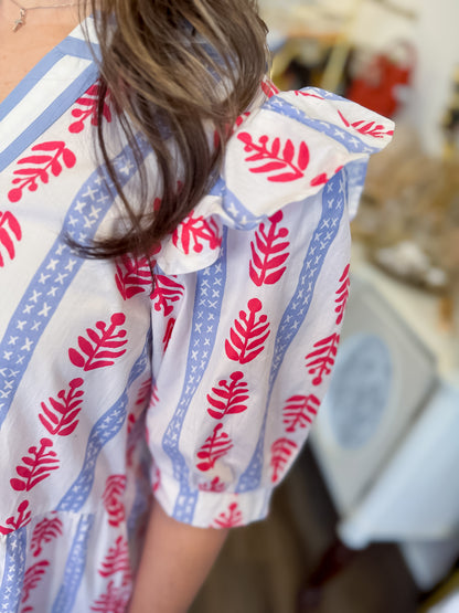 Jonah Midi Dress Mudpie