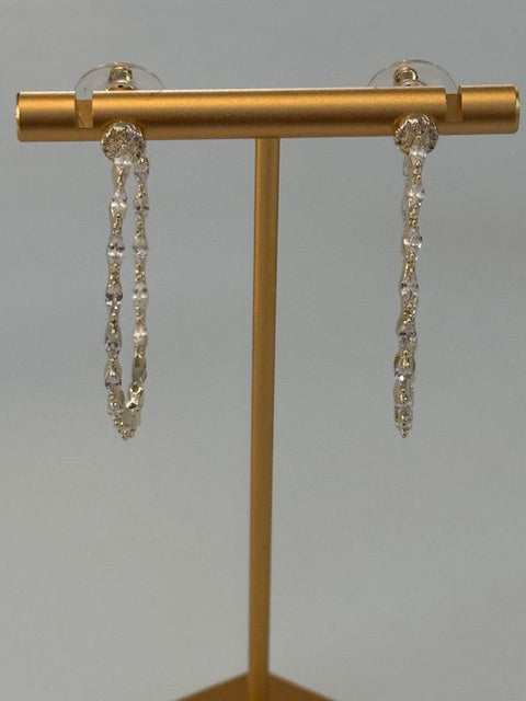 Starlit Twist Hoops