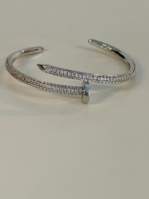 Sparkle Nail Cuff Bracelet