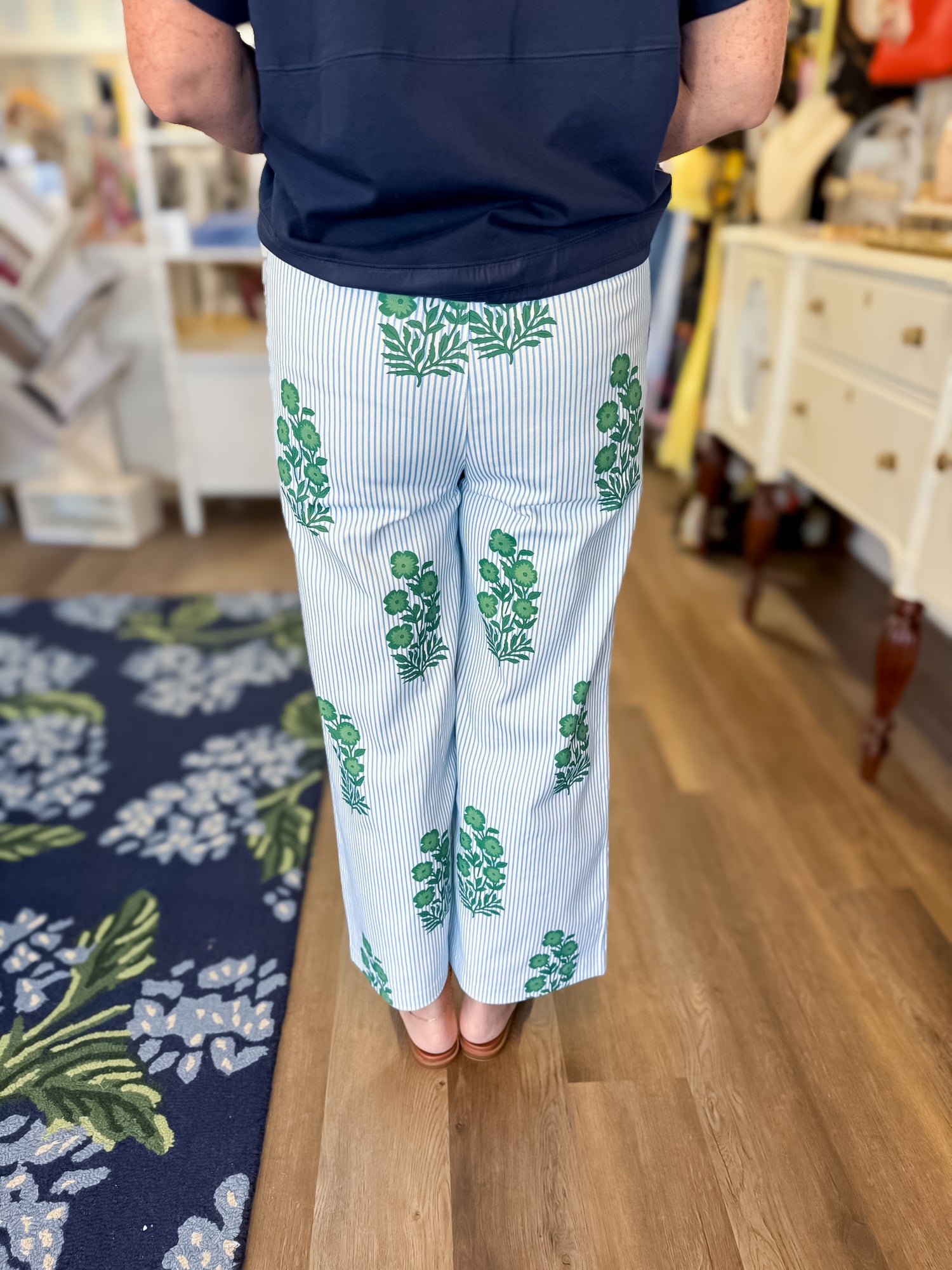 Greenwich Garden Wide-Leg Pants Entro