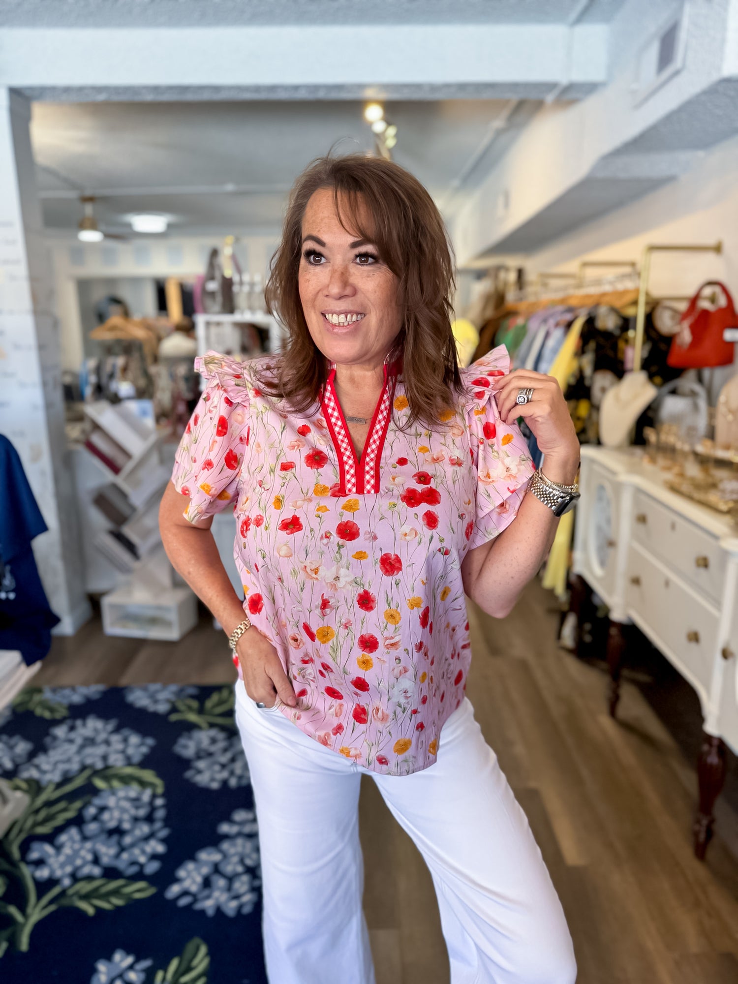 Poppyfield Blouse Threads of Grace