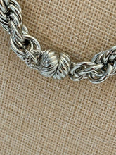 Silver Twist Rope Necklace Threads of Grace