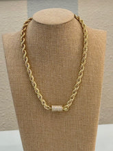 Golden Luxe Rope Necklace Threads of Grace
