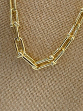 Gilded Link Statement Necklace Threads of Grace