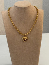 Golden Heart Pendant Necklace Threads of Grace