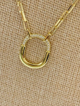 Golden Link Pendant Necklace Threads of Grace