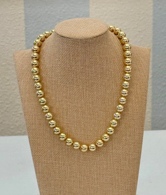 Timeless Gilded Necklace Threads of Grace