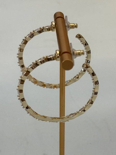 Radiant Hoop Earrings Threads of Grace