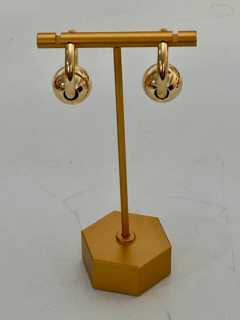 Golden Orbit Hoops Threads of Grace