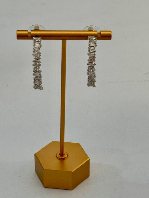 Crystal Cascade Hoops Threads of Grace