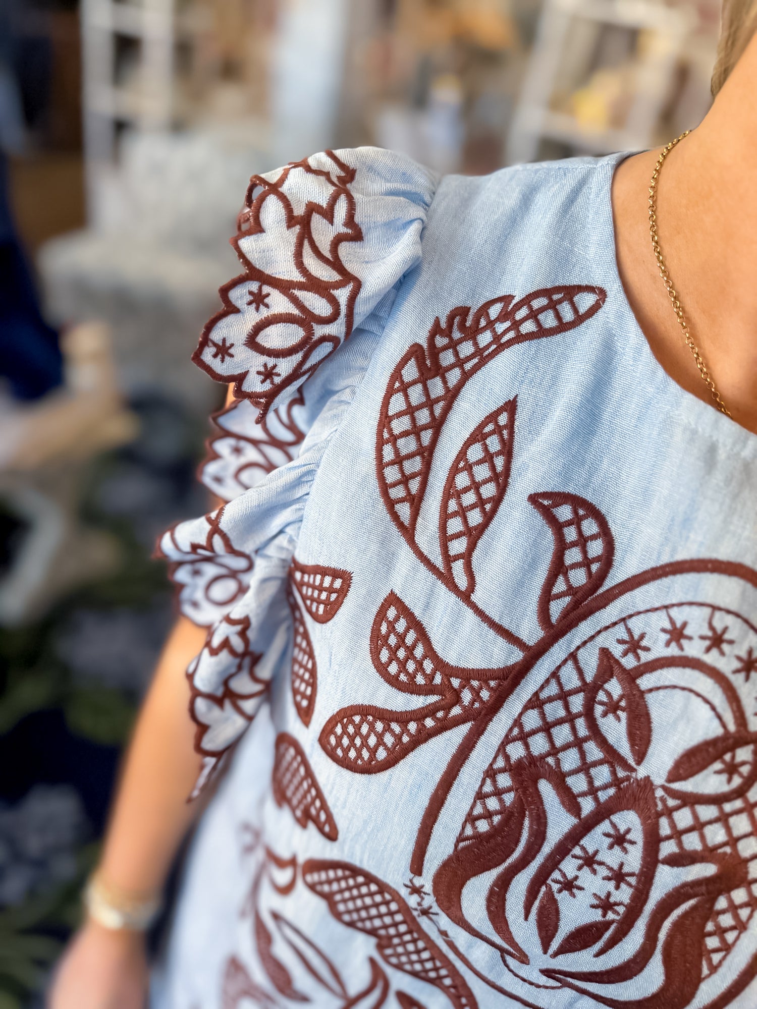 Heirloom Sky Dress THML