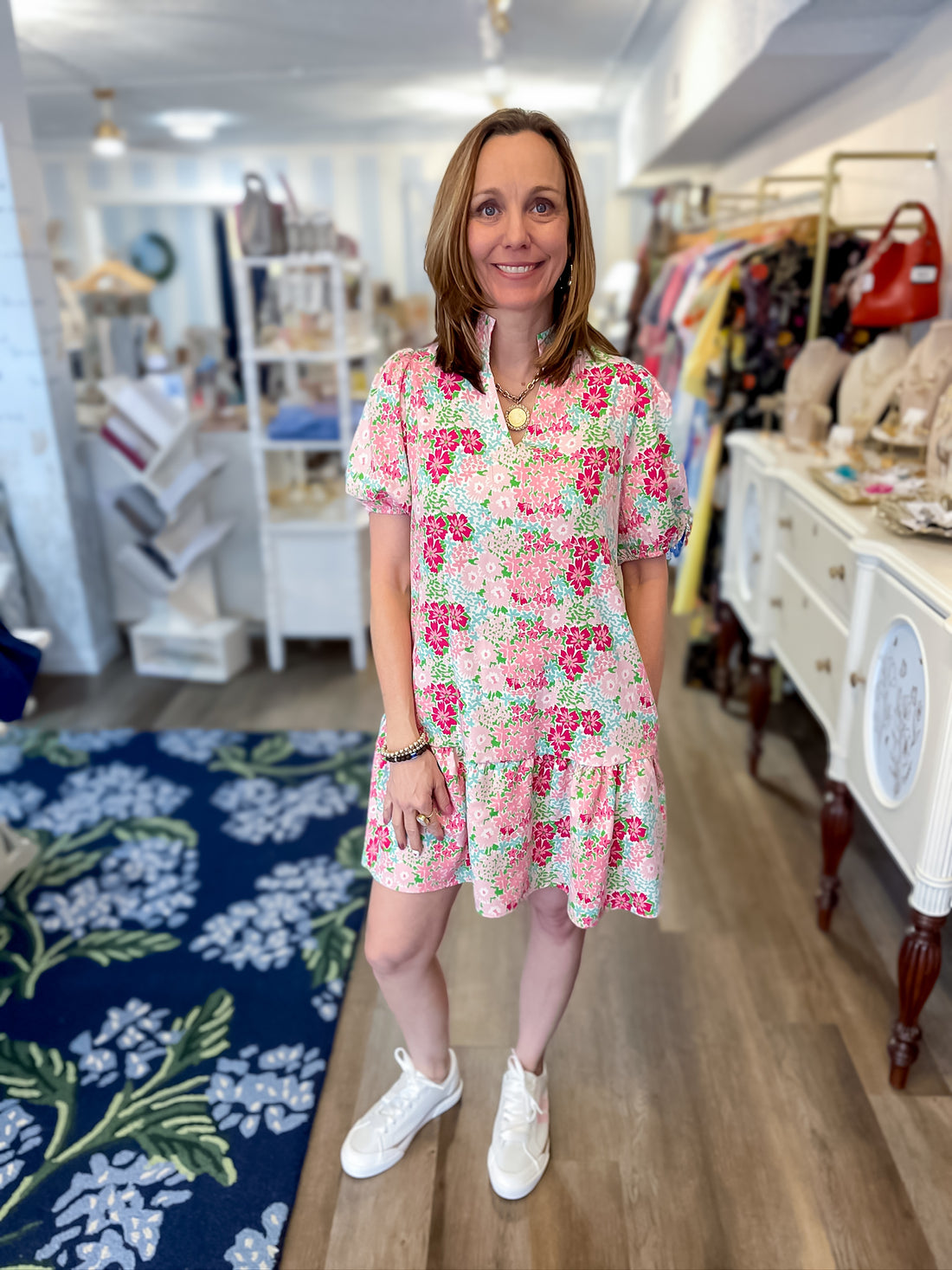 Sweet Blossom Floral Dress Mary Square