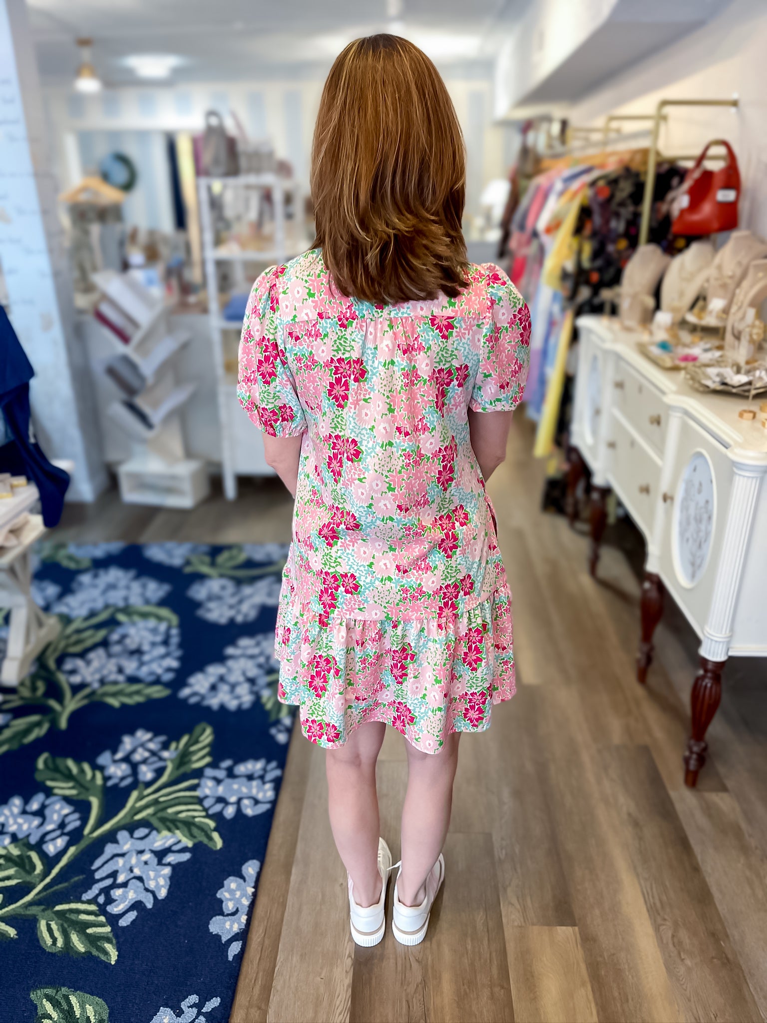 Sweet Blossom Floral Dress Mary Square