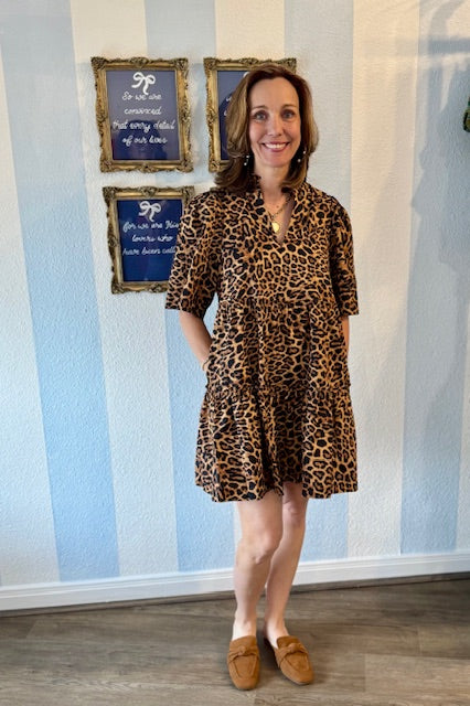 Leopard Muse Dress Threads of Grace