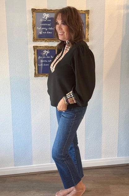Regent Plaid Top Jodifl