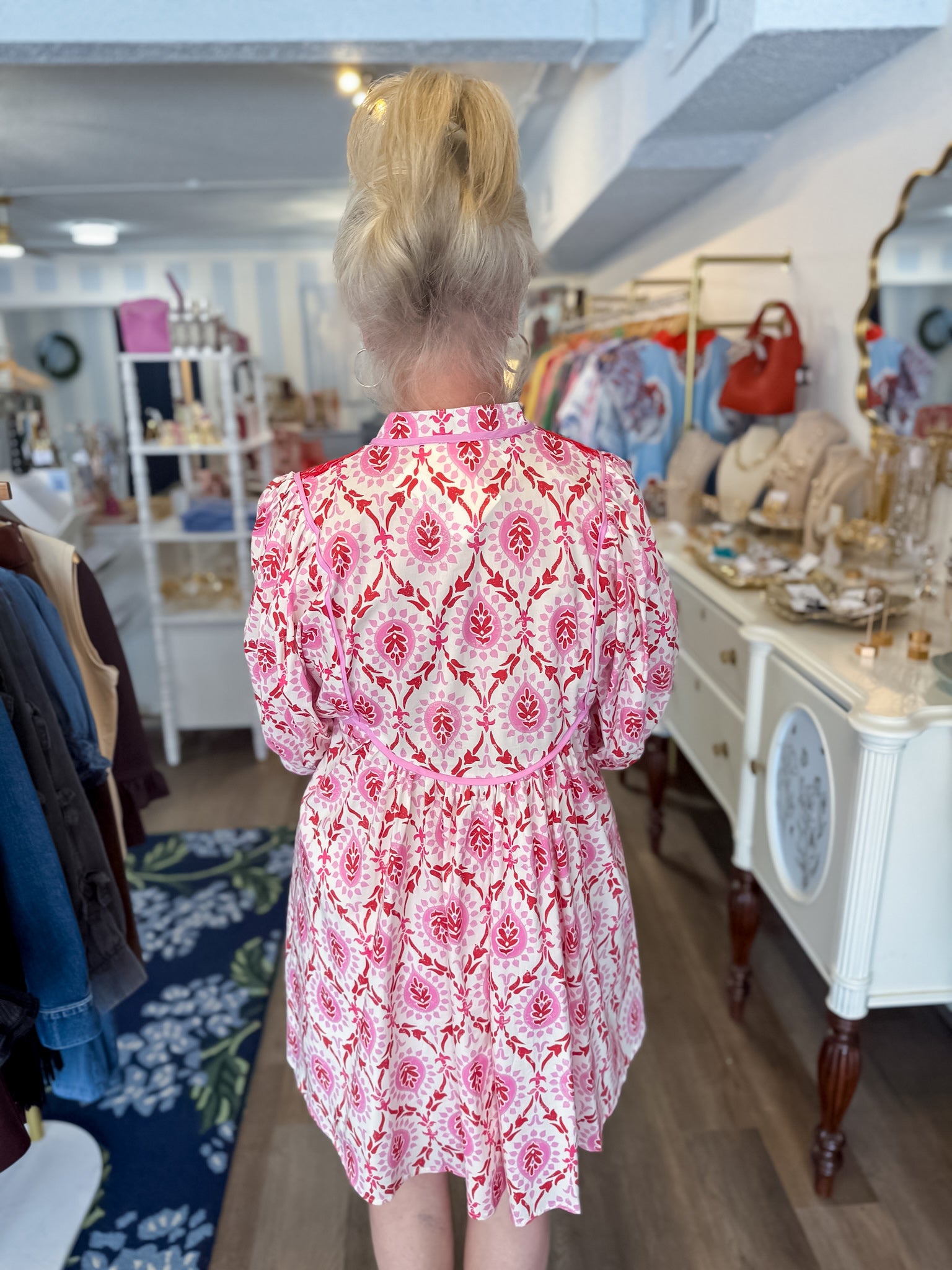 Blush &amp; Berry Garden Dress Entro
