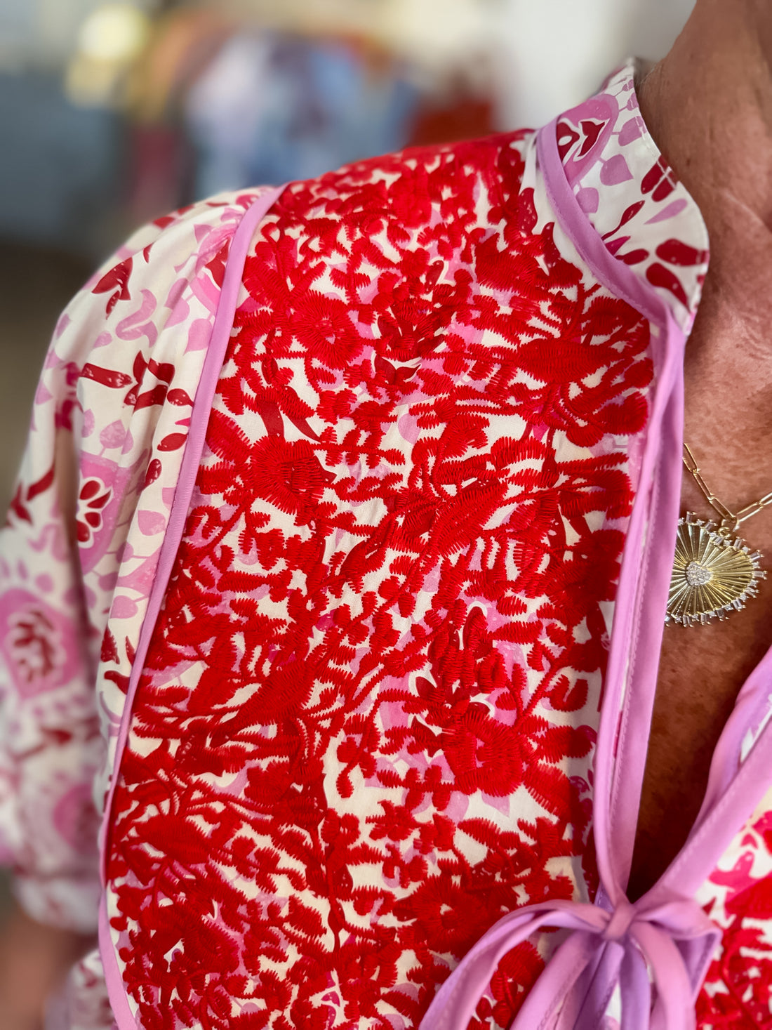 Blush &amp; Berry Garden Dress Entro