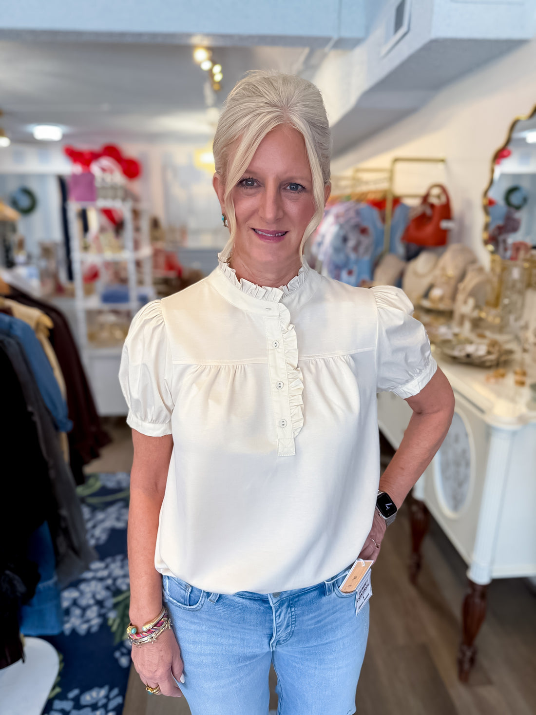 Notting Hill Top - Ivory Gigio