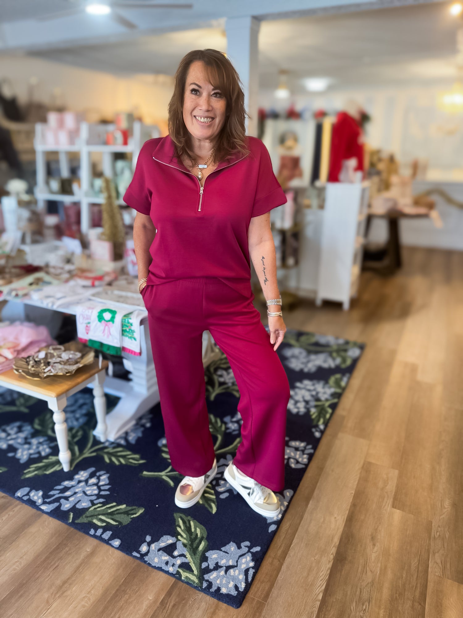 Zip &amp; Go Scuba Set- Cabernet Threads of Grace