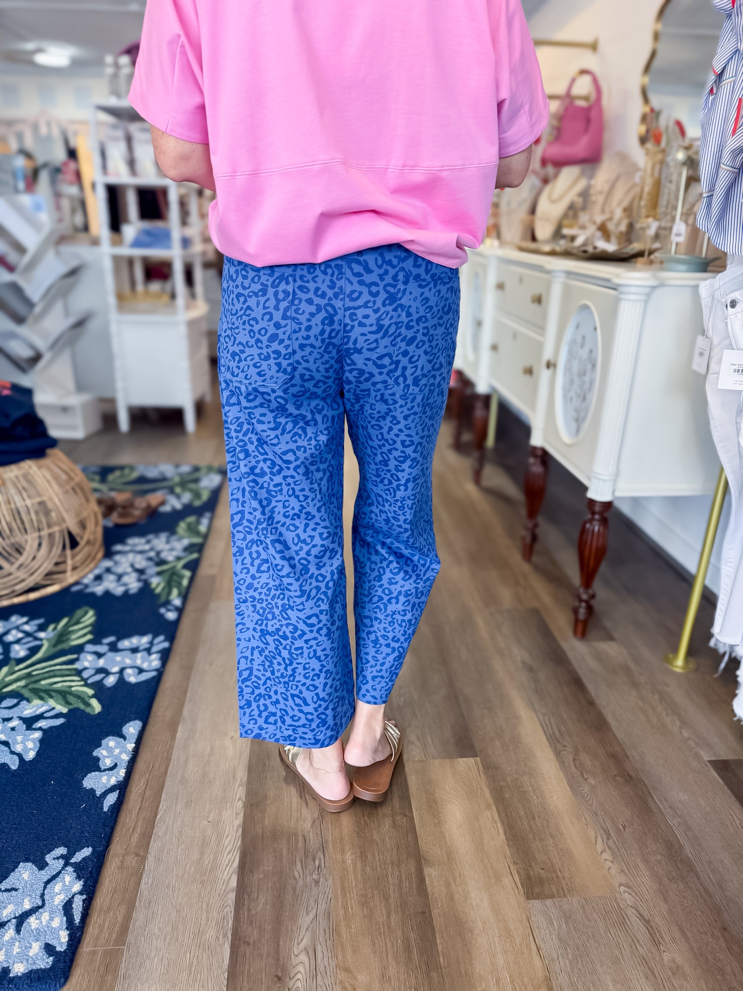 Riviera Leopard Cropped Pants Gigio