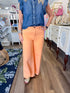 The Hampton Twill Pants – Tangerine Easel