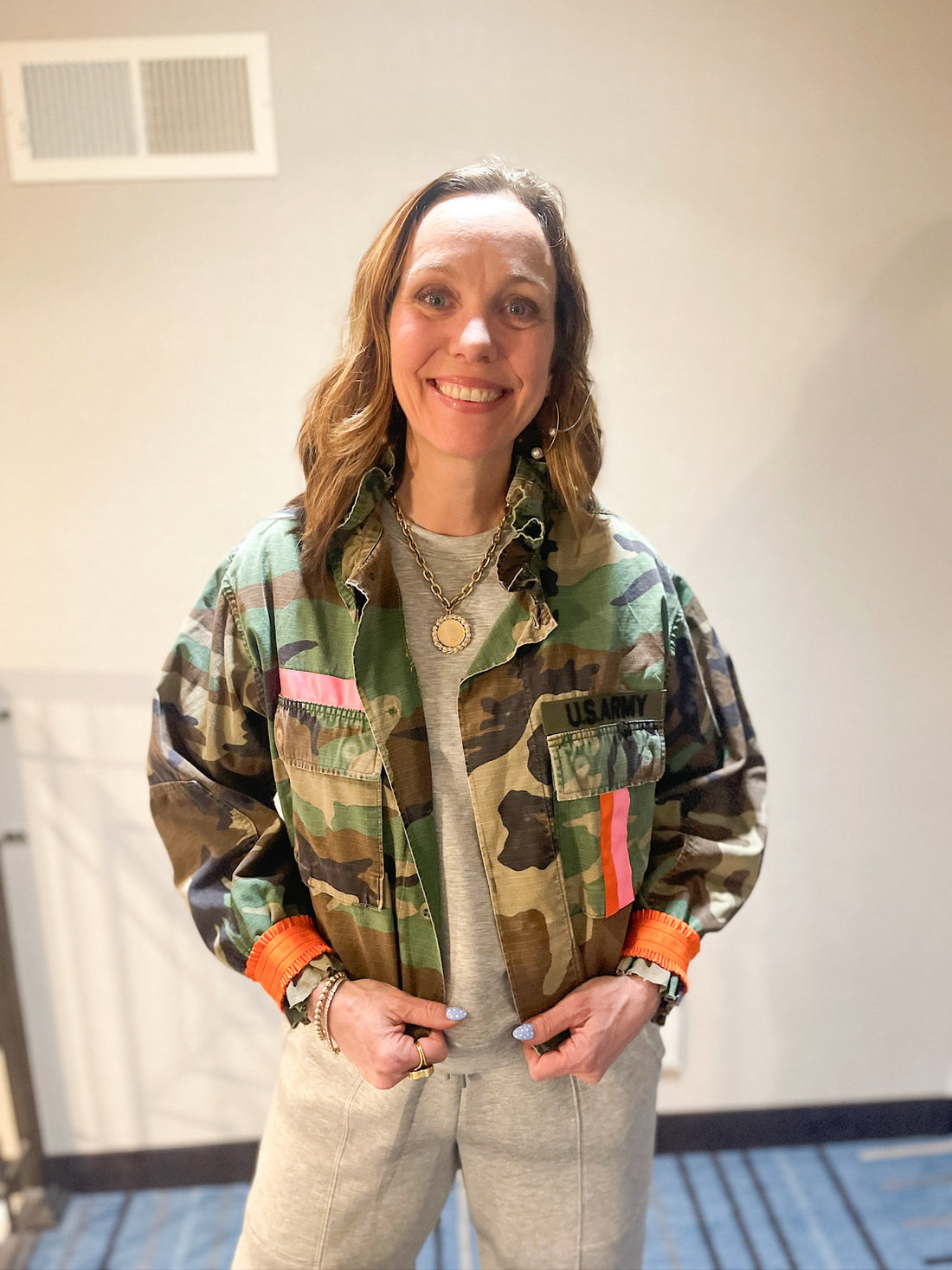 Reworked Rebel Camo Jacket - PREORDER Camel Threads