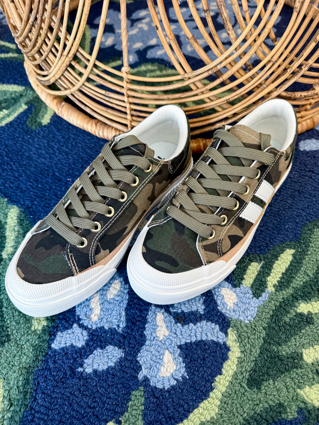 That’s Her Sneakers - Camo Corkys