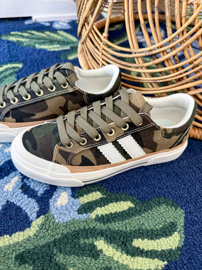 That’s Her Sneakers - Camo Corkys