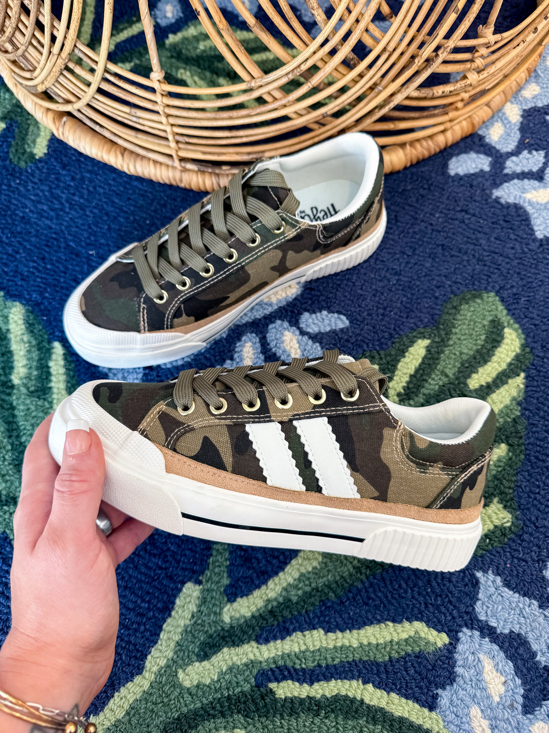 That’s Her Sneakers - Camo Corkys